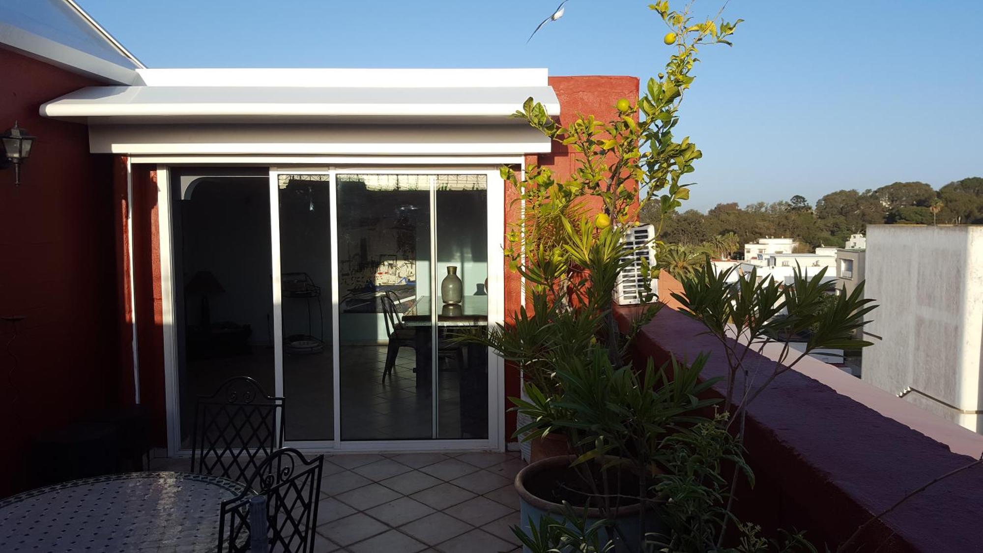 Appartement Agreable Avec 2 Tres Belles Terrasses Au Coeur De Рабат Екстериор снимка